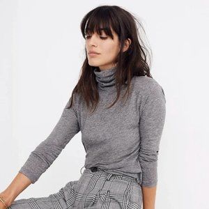 Gray Madewell Whisper Cotton Turtleneck Tee